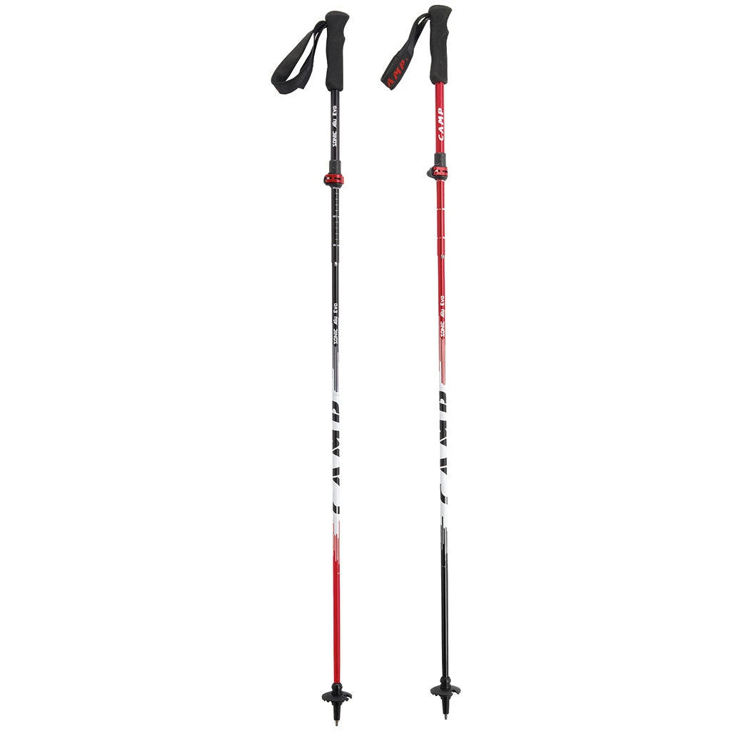 CAMP Adjustable Hiking And Ski Poles Sonic Alu Evo Poles 1 CAMP Adjustable Hiking And Ski Poles Sonic Alu Evo Poles