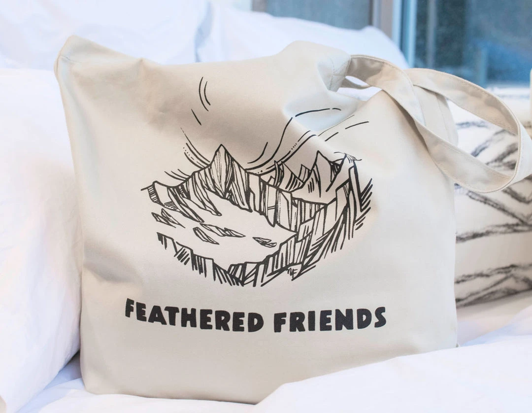 FF Logo Accessories Mountain Tote Bag 1 FF Logo Accessories Mountain Tote Bag