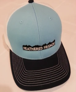 Kam Gear Feathered Friends Pro Style Trucker Hat With Classic Mountain Logo Clothing
