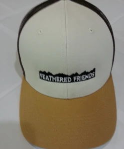 Kam Gear Feathered Friends Pro Style Trucker Hat With Classic Mountain Logo Clothing