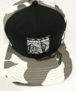 Kam Gear Clothing Feathered Friends Smoking Man Deep Structured Twill Flat Visor Hat