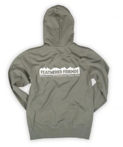 FF Logo Accessories Feathered Friends Zippered Hooded Sweatshirt