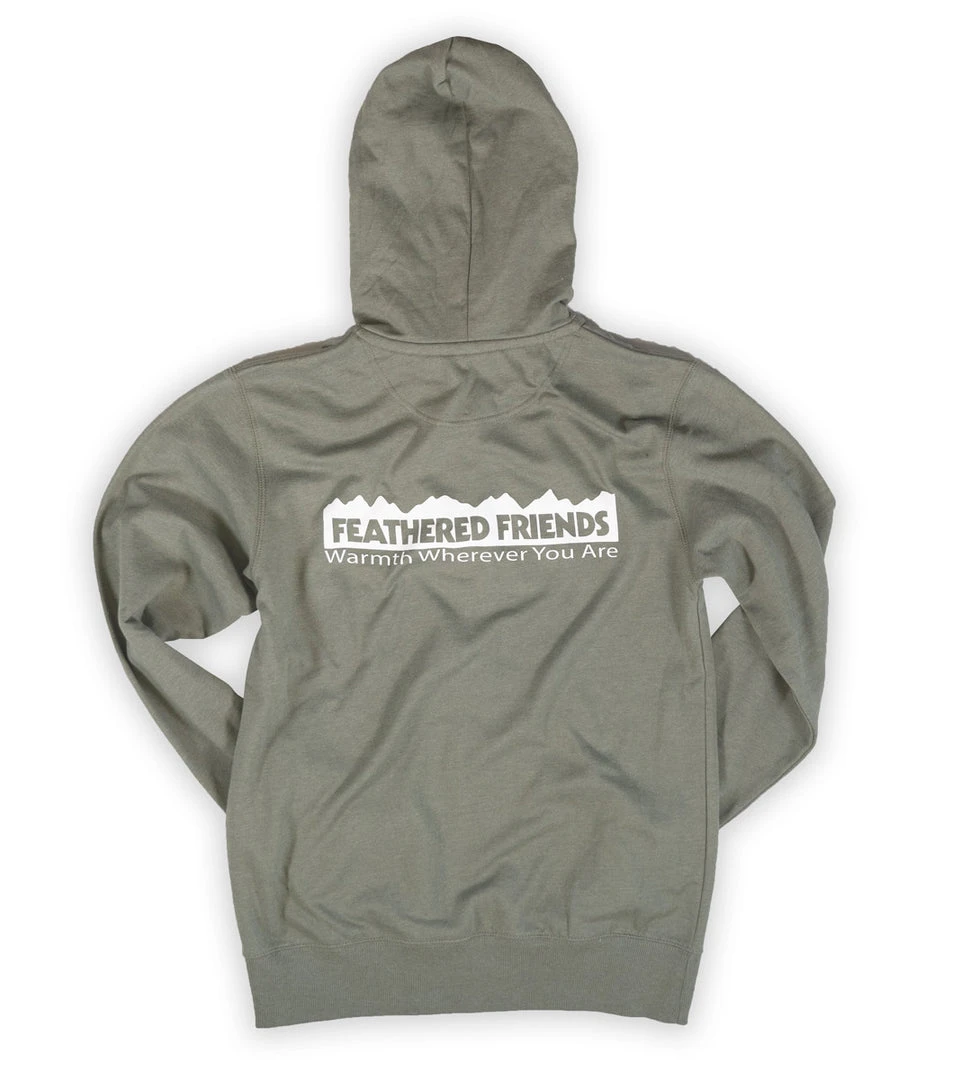 FF Logo Accessories Feathered Friends Zippered Hooded Sweatshirt 2 FF Logo Accessories Feathered Friends Zippered Hooded Sweatshirt