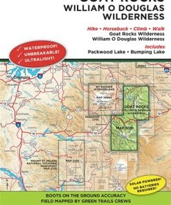 Green Trails Maps Goat Rocks / William O. Douglas Wilderness No. 303S