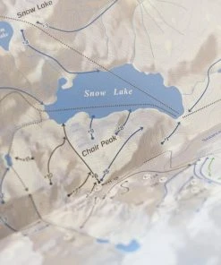 Beacon Guidebooks Snoqualmie Pass Topographic Ski Map Books & Maps