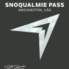 Beacon Guidebooks Snoqualmie Pass Topographic Ski Map Books & Maps
