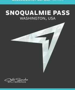 Beacon Guidebooks Snoqualmie Pass Topographic Ski Map Books & Maps